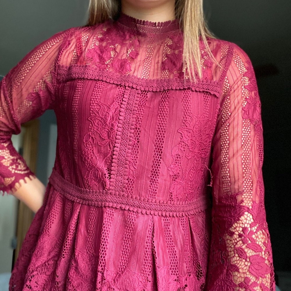 Red blouse